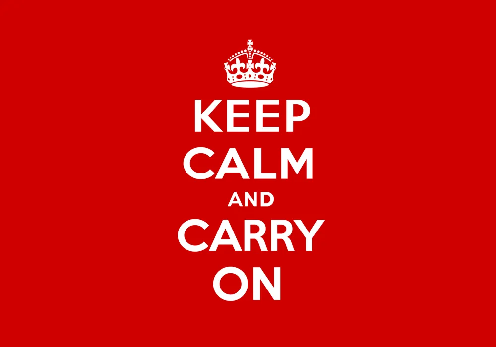Imagem de capa do artigo O QUE SIGNIFICA “KEEP CALM”?